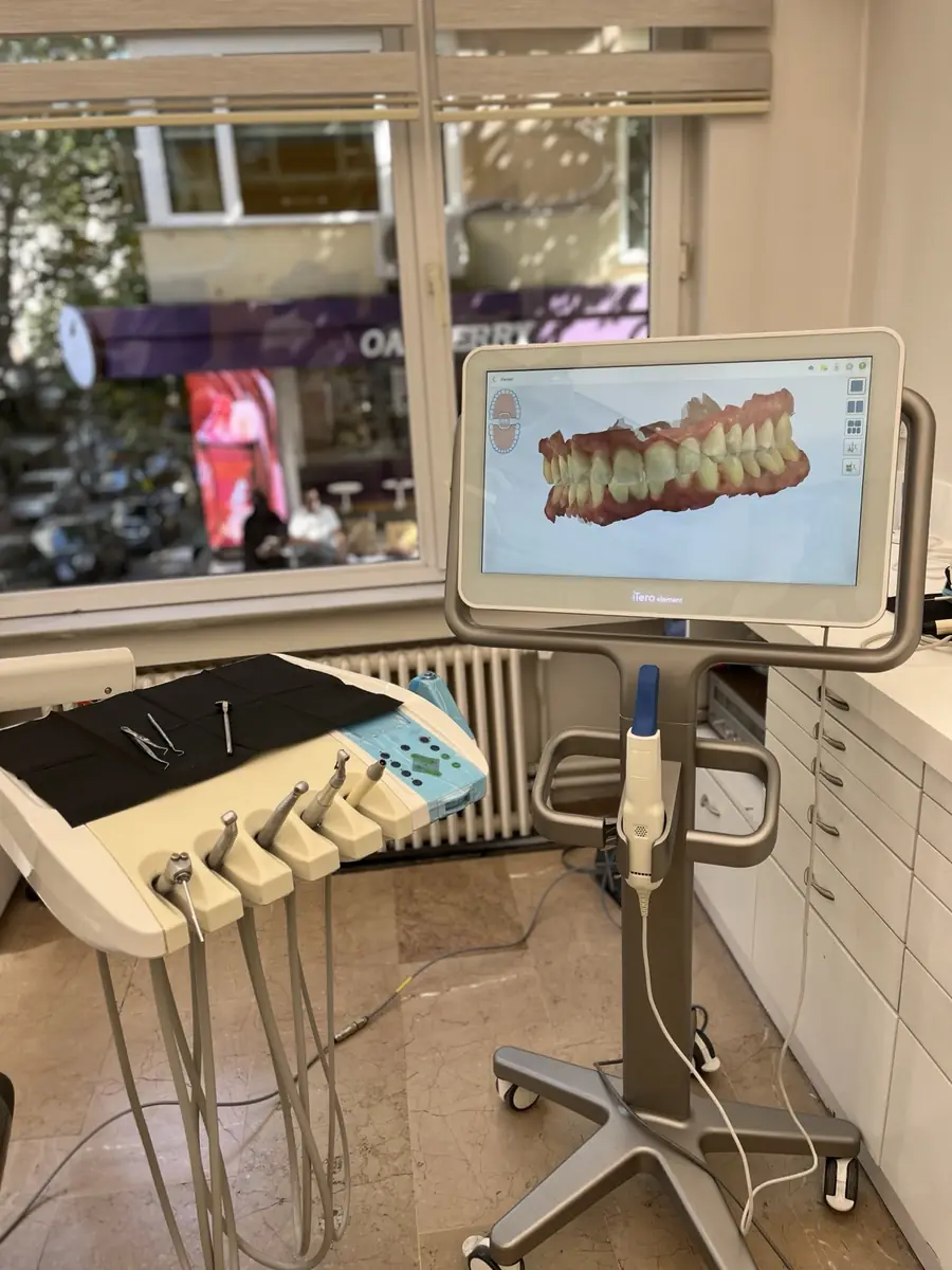 iTero dijital tarama ile konservatif tedavi planlaması — GC Clinic Nişantaşı